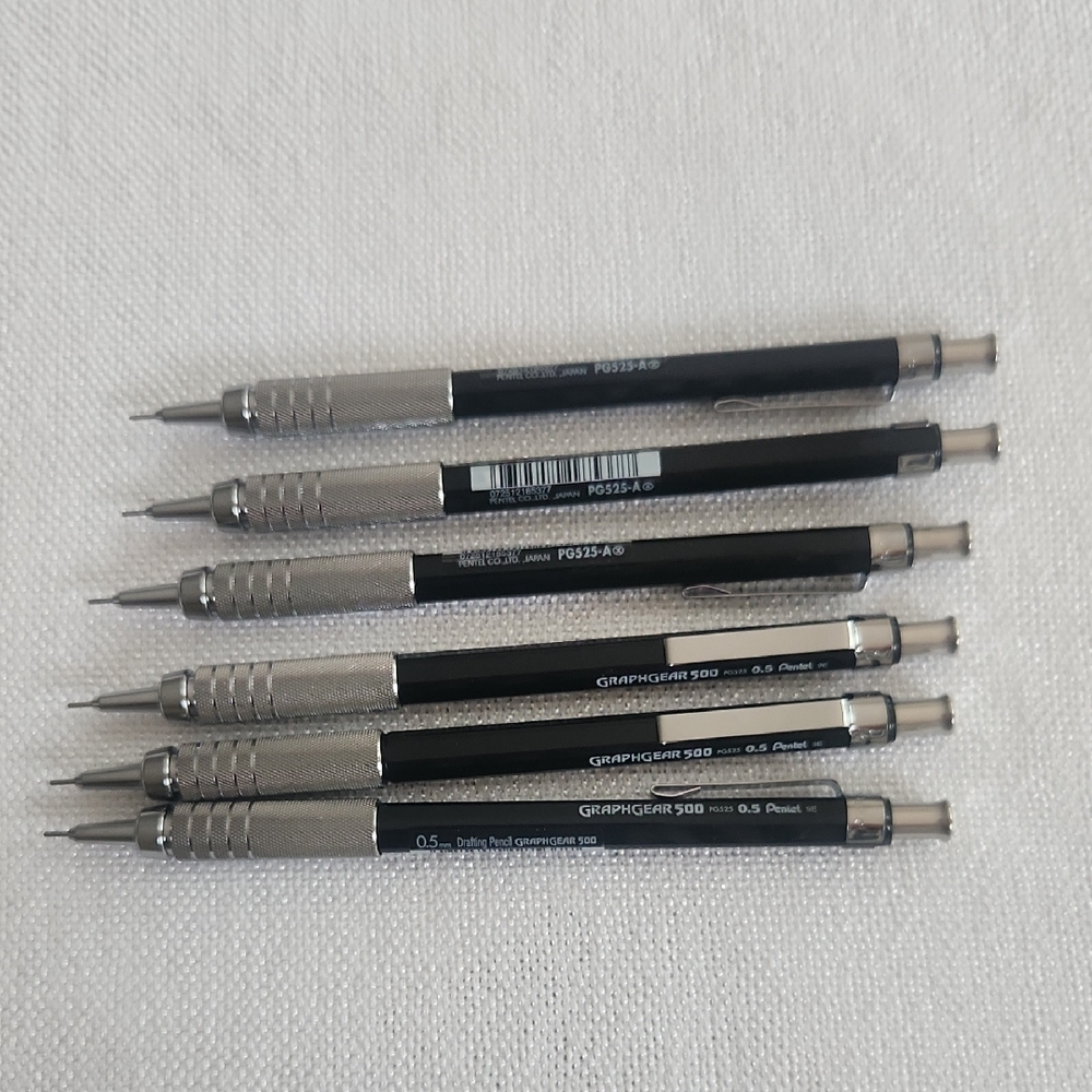 Graph Gear 500 Premium Mechanical DRAFTING eraser pencil 5m PG525 LOT 6